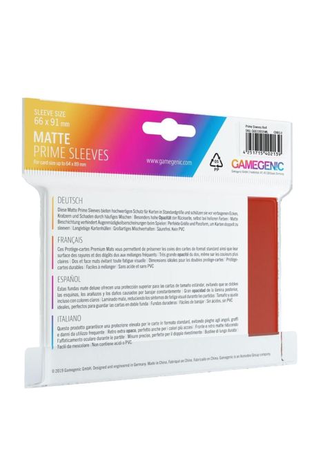 Fundas Protectores Matte GG - Red Standard-1