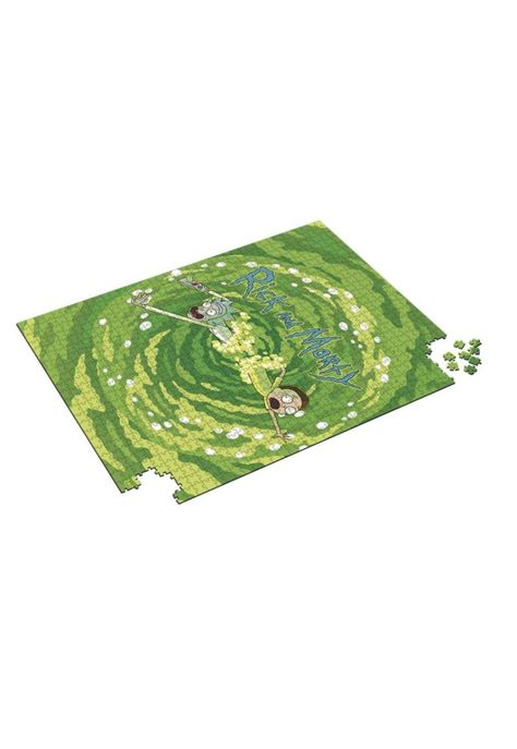 Puzzle 1000 Piezas Rick and Morty Portal-1