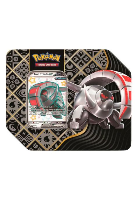 Pokémon Paldean Fates Tin Ingles Iron Treads Ex-0