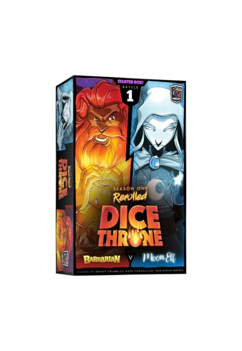 Dice Throne Bárbaro vs Elfa lunar-0
