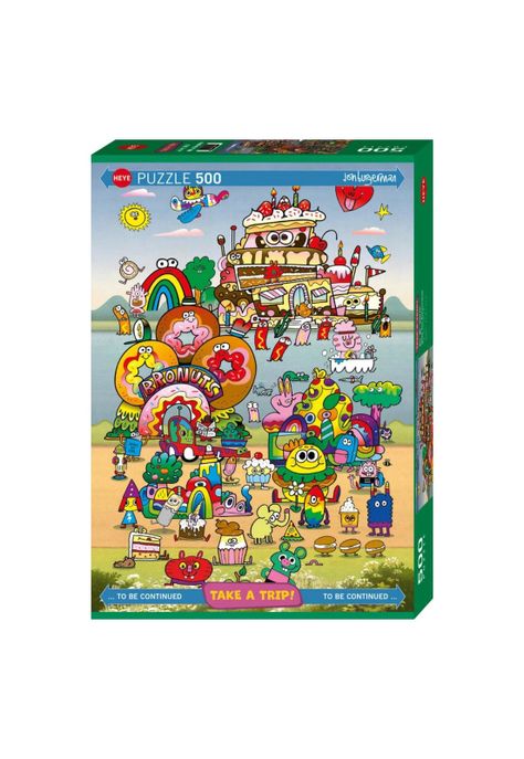 Puzzle Heye 500 - With Jon Burgerman-0
