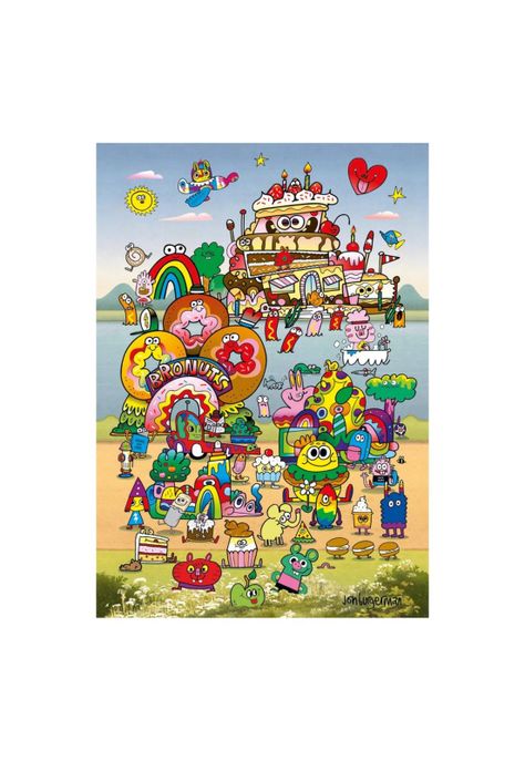 Puzzle Heye 500 - With Jon Burgerman-1
