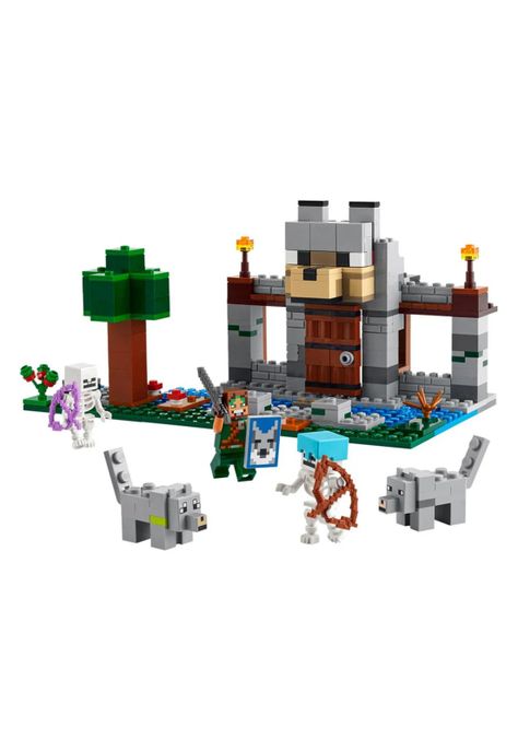 Lego Minecraft La Fortaleza Lobo (21261)-1