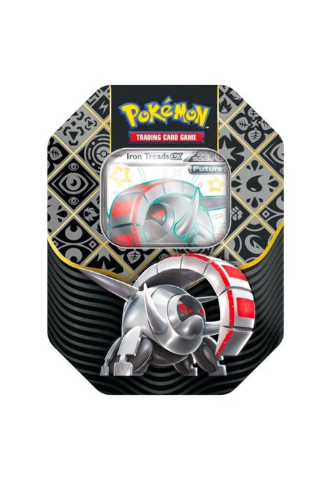 Pokémon Paldean Fates Tin Español Iron Tread Ex-0