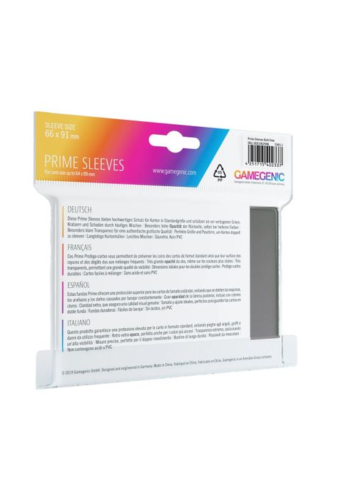 Fundas Protectores Prime GG - Dark Grey Standard-2