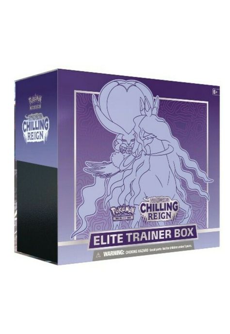 Pokémon Chilling Reign elite trainer box ETB Morado-0