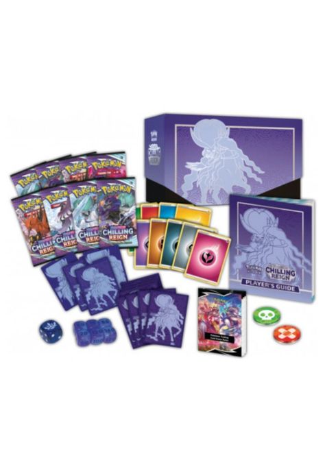 Pokémon Chilling Reign elite trainer box ETB Morado-1