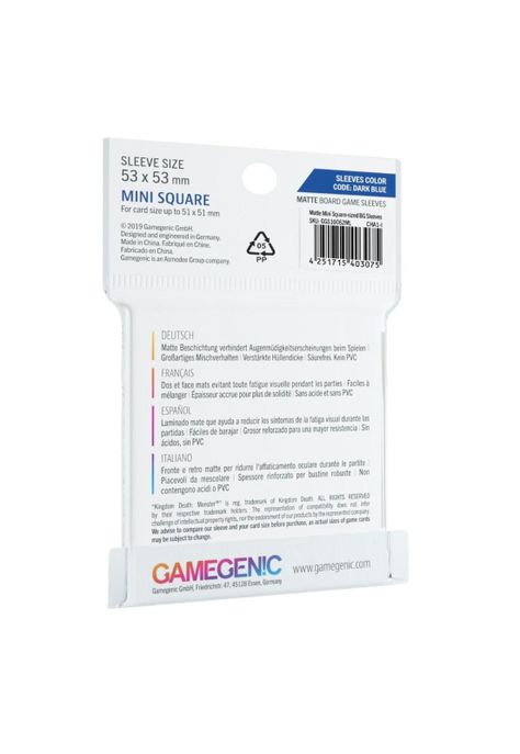 Fundas Protectores Matte GG - Square Mini (53 x 53 mm)-1
