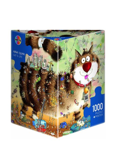 Puzzle Heye 1000 - Cat's Life-0