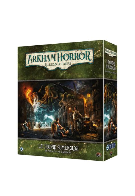 Arkham Horror LCG - La Ciudad Sumergida expa Campaña-0