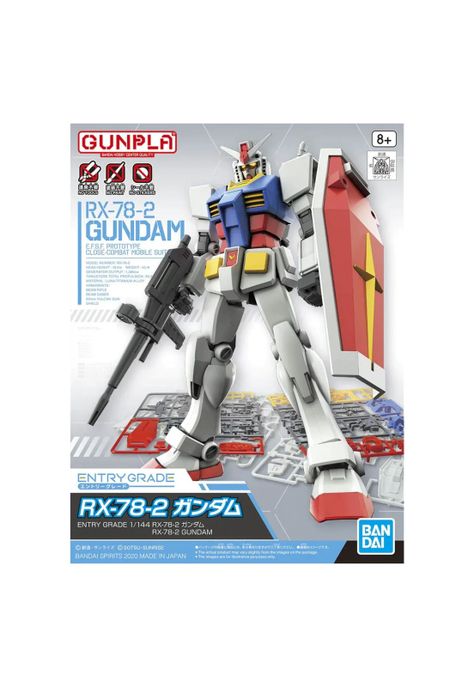 Gundam Model Kit Entry Grade RX-78-2 1/144Gundam (3L)-0