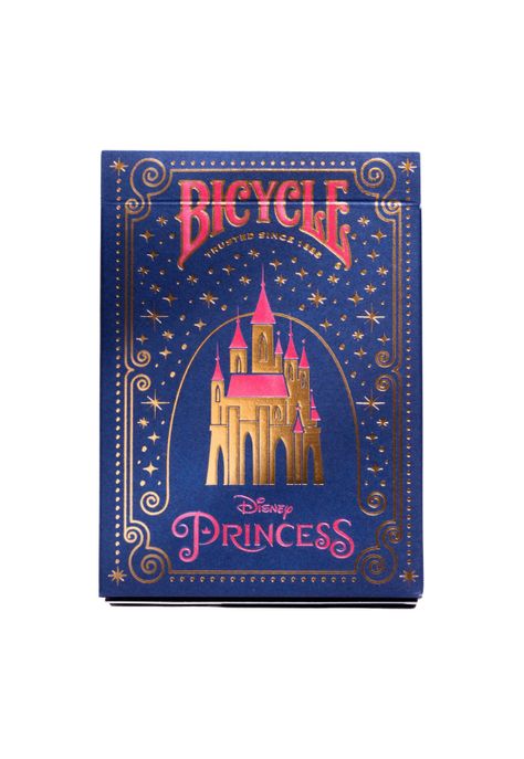 Naipe Bicycle Disney Princess Azul-0