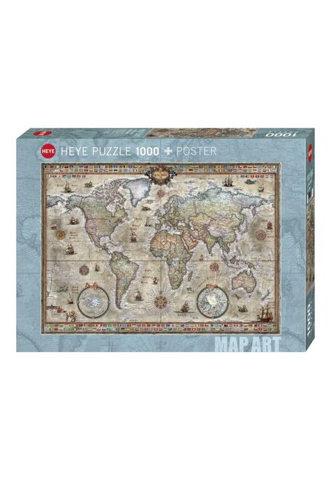 Puzzle Heye 1000 - Retro World-0