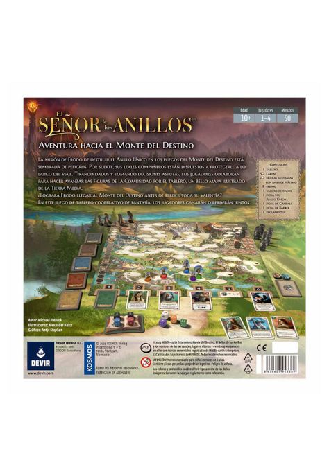 El Señor de los Anillos Aventura Hacia El Monte Del Destino-2