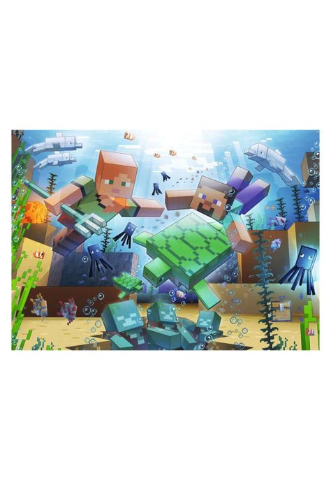 Puzzle Rompecabezas Ravensburger Minecraft 1000 piezas Mosaic-1