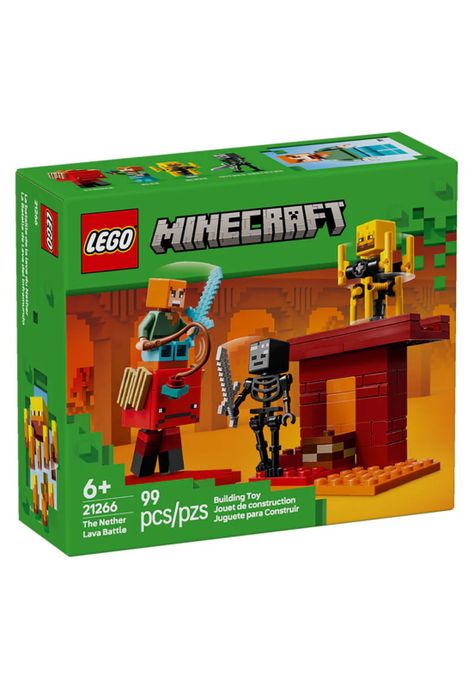 Lego Minecraft La Batalla de Lava del Inframundo (21266)-0