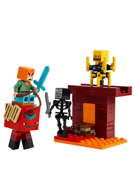 Lego Minecraft La Batalla de Lava del Inframundo (21266)-1