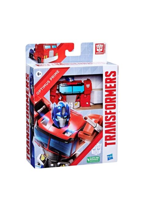 Transformers Authentics Bravo Optimus Prime 4 Pasos-0