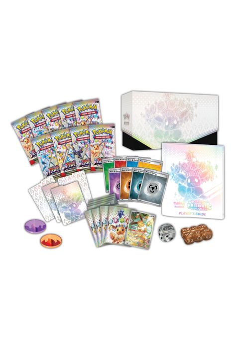Pokémon Prismatic Evolutions ETB Español Elite Trainer Box-1