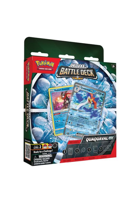 Pokemon Meowscarada/Quaquaval ex Deluxe Battle Deck Inglés - Verde-1