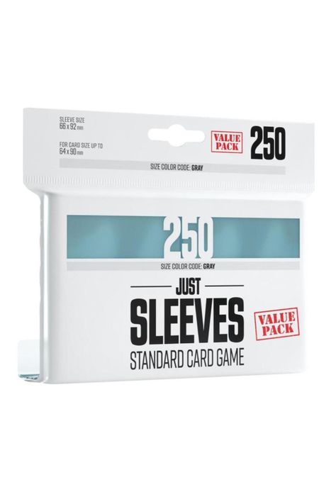 Just Sleeves Standard Card Game Clear 250-0