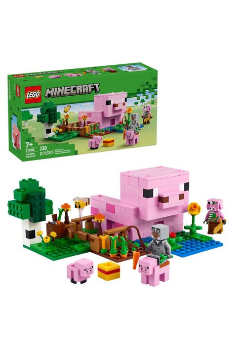 Lego Minecraft La Casa Cerdo Bebé (21268)-2