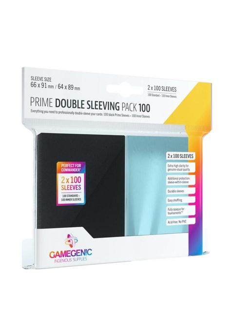 Fundas Protectores GG - Double Sleeving 100 (66 x 91mm)-0