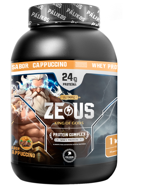 Proteina 1kg Whey Complex / Sabor Cappuccino/ 30 servicios-0