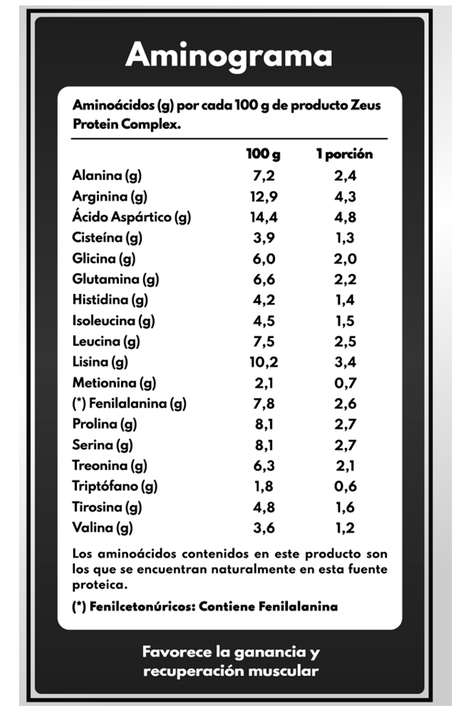 Proteina 1kg Whey Complex / Sabor Cappuccino/ 30 servicios-2