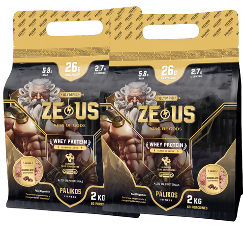 Pack Doble de Proteína 4kg 100% Whey Protein - 2 x Doypack de 2kg(2 Chocolate)-0