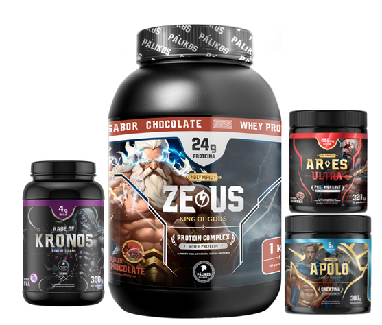 Proteina complex 1kg Choco Creatina apolo 300gPre entreno Ares BCAA kronos-0