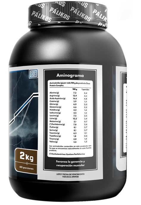 PACK WARRIOR Proteina Zeus COMPLEX 2kg Chocolate Creatina Apolo 300g-3