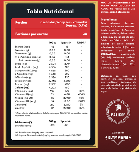 Pack Whey Protein ZeusComplex 1 kg + Creatina + pre entreno Vainilla-4