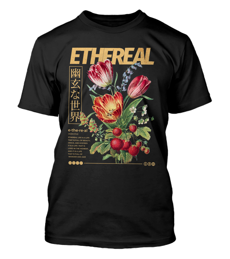Polera Streetwear Ethereal Flores-0