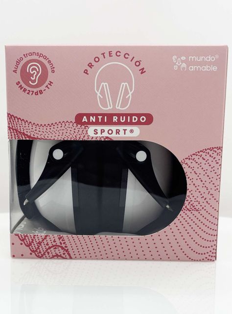 Audifono anti ruido Sport filtro TH de Escucha Transparente SNR27dB-TH Blanco-1
