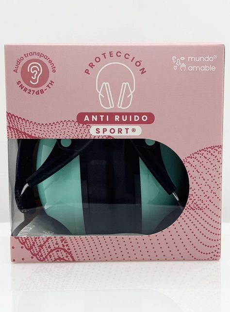 Audifono anti ruido Sport filtro TH de Escucha Transparente SNR27dB-TH Turquesa-1