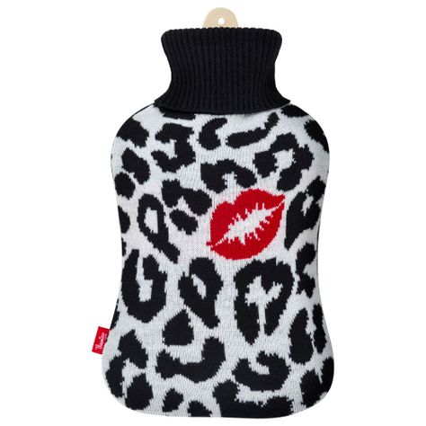Guatero Thermicachile 2 Lt Tejido Animal Print Y Beso Rojo-0
