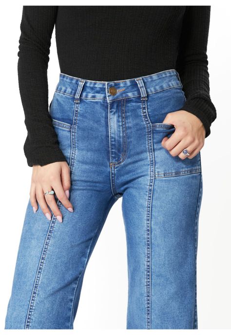 JEANS PIRAGI PALAZZO BOLSILLO INCRUSTADO-1
