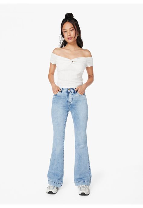 JEANS MIRÓ FLARE TIRO BAJO-0