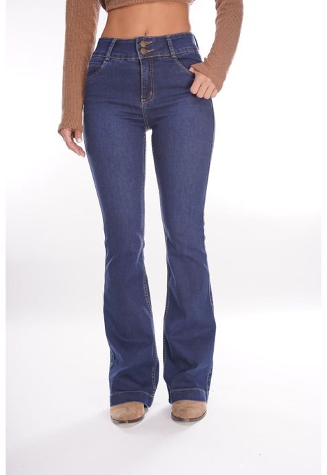 Jeans Flo Flare Dark Azul Efesis-1