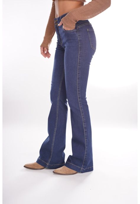 Jeans Flo Flare Dark Azul Efesis-2
