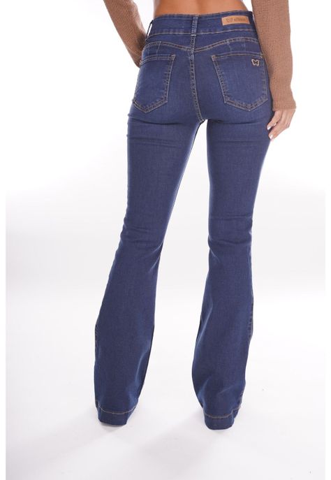 Jeans Flo Flare Dark Azul Efesis-3