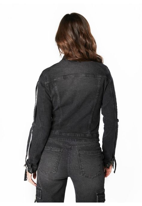 CHAQUETA CITRINA REGULAR TRABAS EN MANGA-0