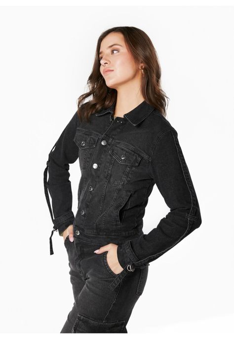 CHAQUETA CITRINA REGULAR TRABAS EN MANGA-1