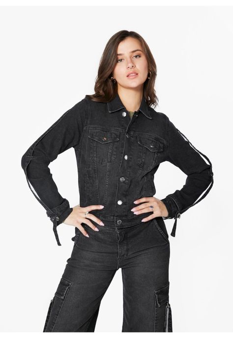 CHAQUETA CITRINA REGULAR TRABAS EN MANGA-2