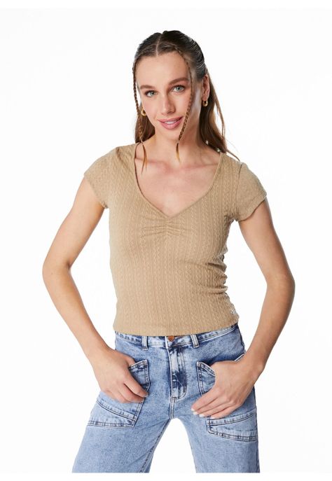 POLERA GRAZI REGULAR RECOGIDO ESCOTE-1