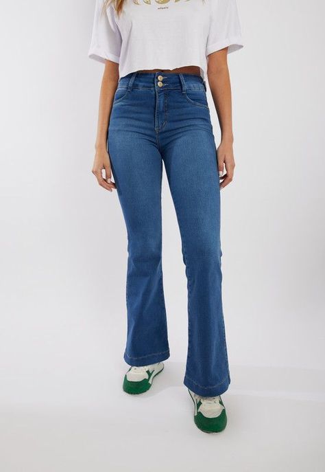 Jeans Flo Flare Light Celeste Efesis-1