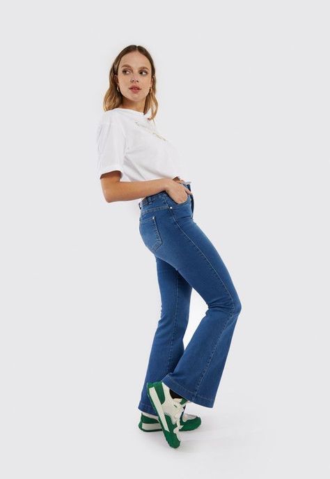 Jeans Flo Flare Light Celeste Efesis-2