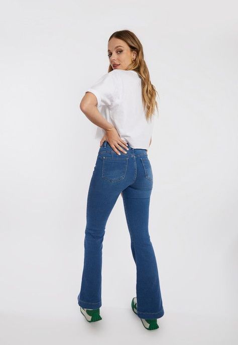 Jeans Flo Flare Light Celeste Efesis-3