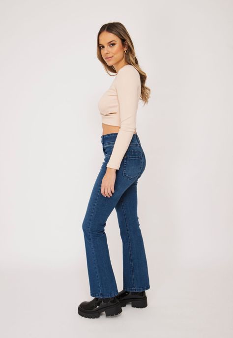 Jeans Isi Straight - Recto Azul Efesis-3